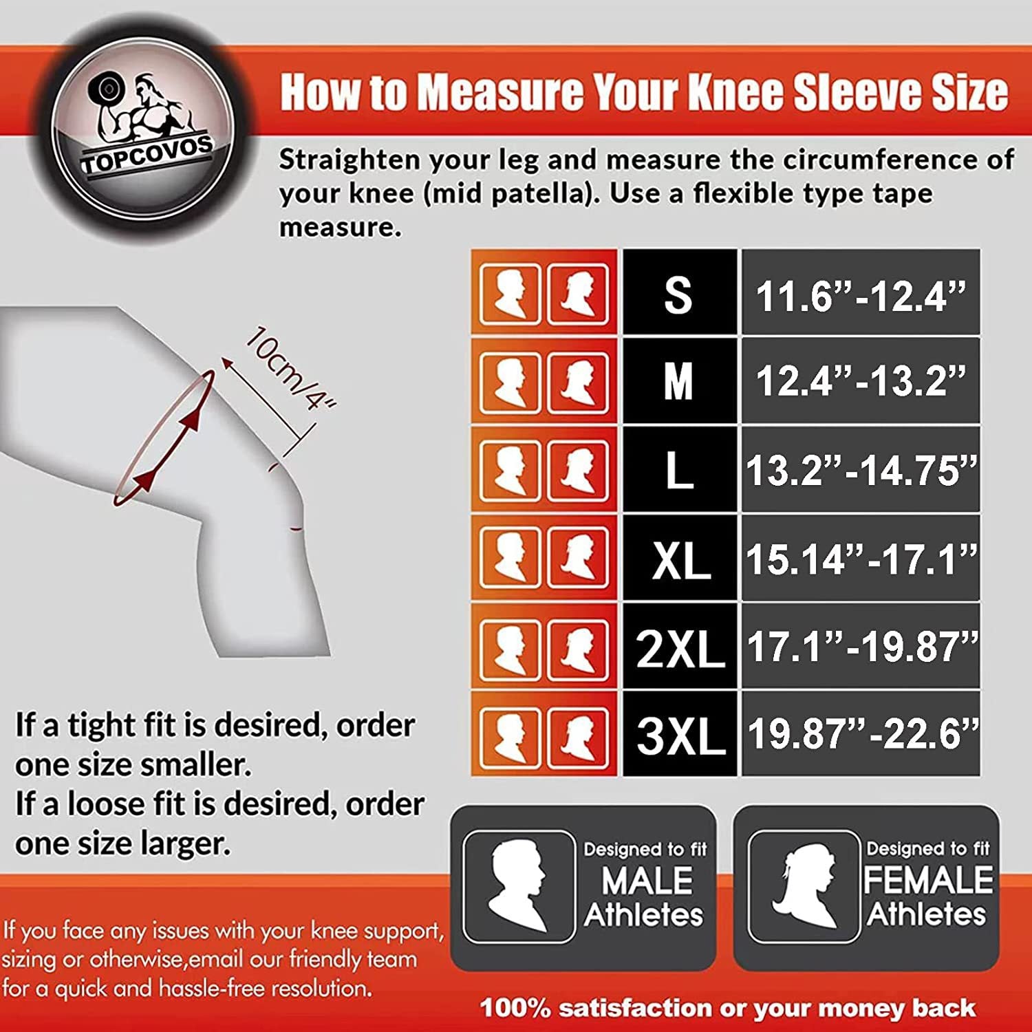 Men's Silicone Knee Brace for Sports and Fitness